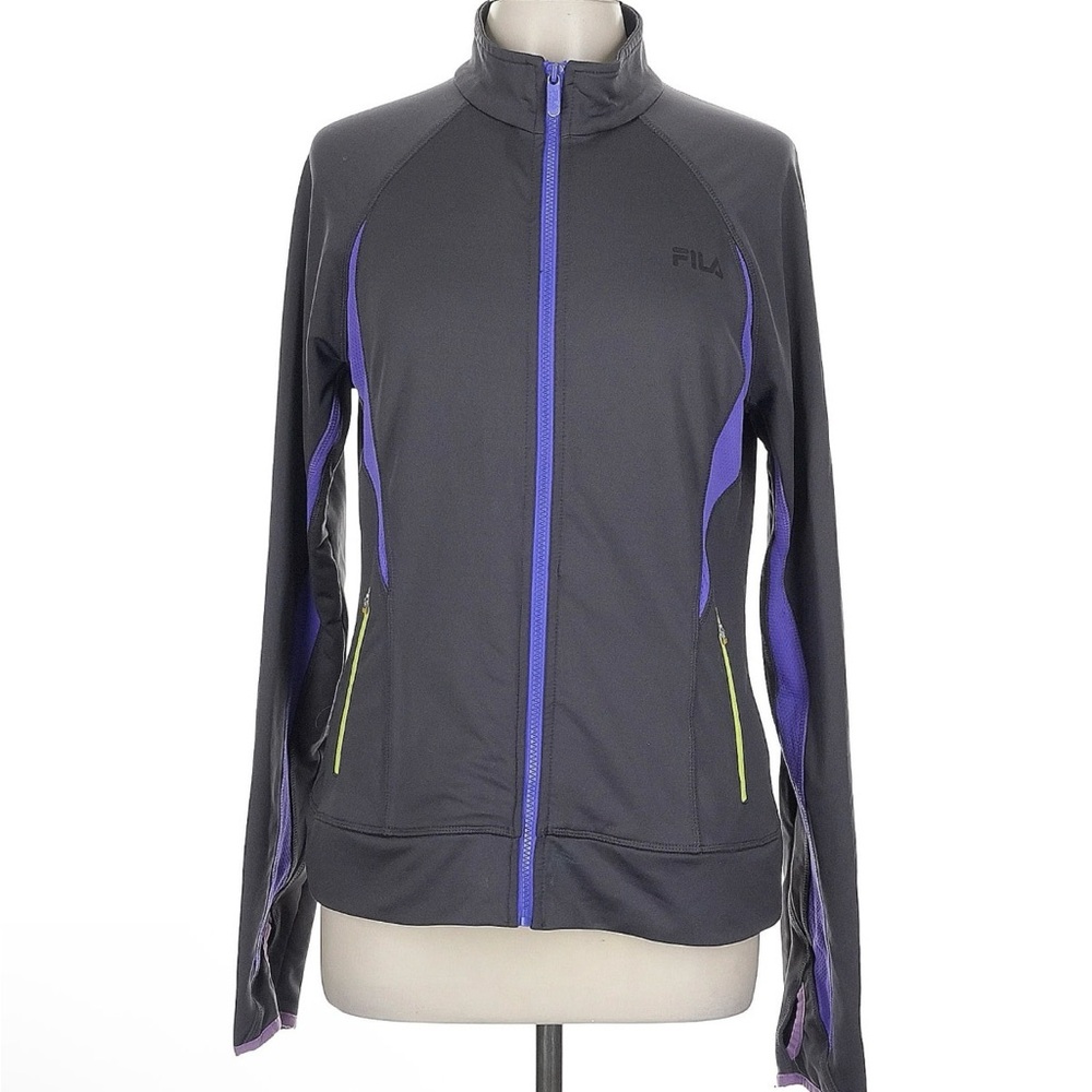 Fila Sport Track Gray Jacket Women’s Size Large